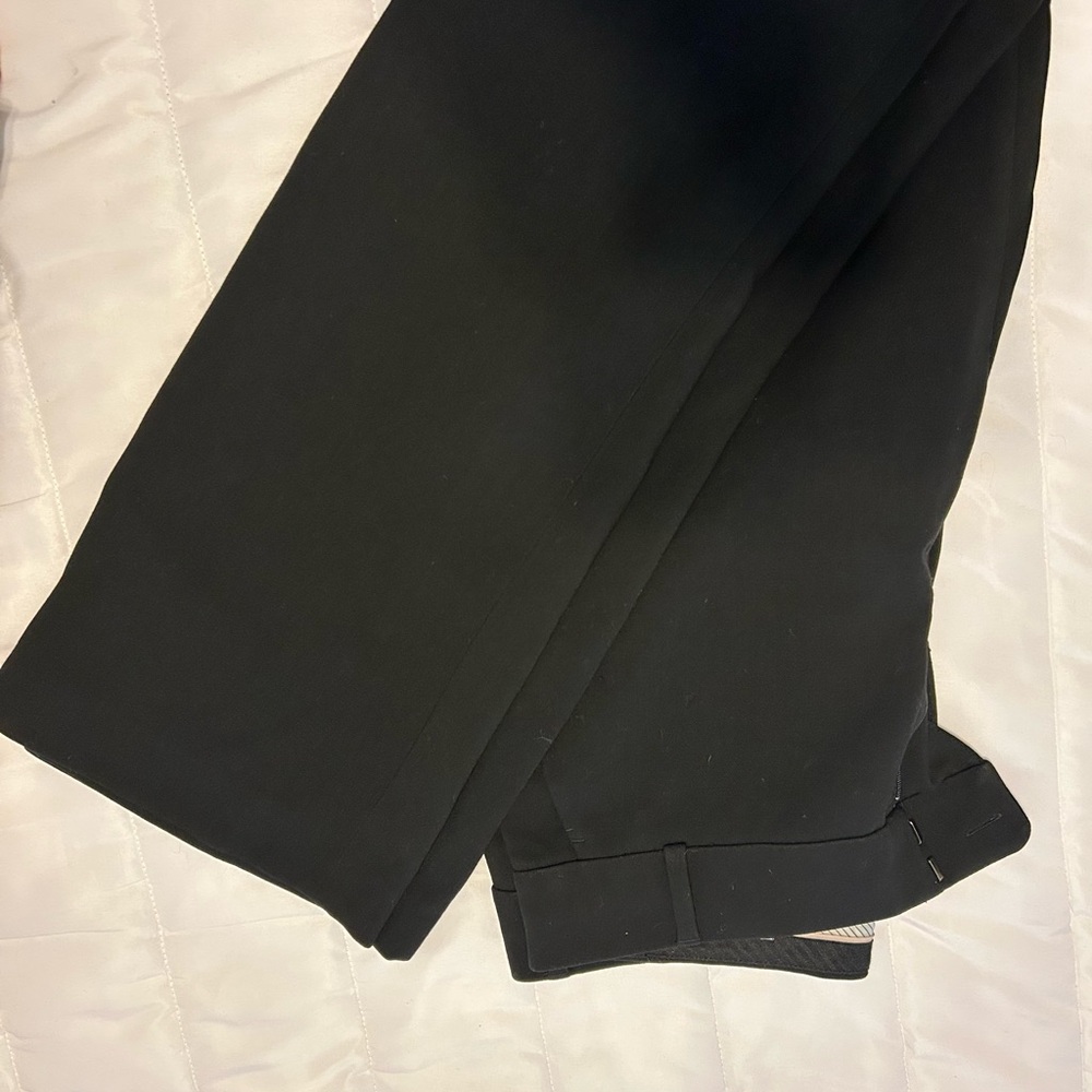 LOFT Black Boot Cut Trousers